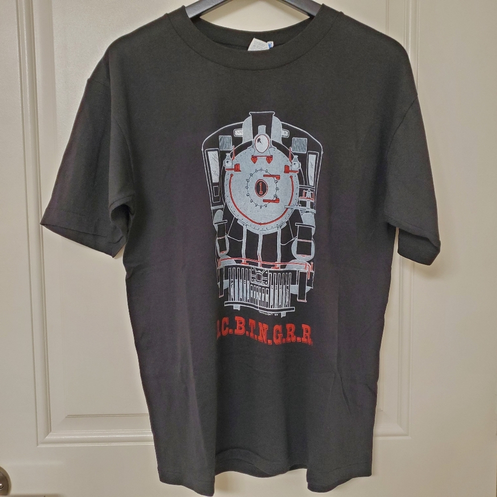Vintage Railroad t shirt. SINGLE STITCHED